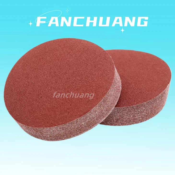 Red Round Abrasive Sandpaper