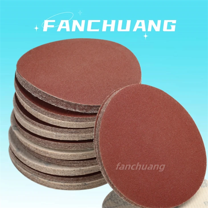 Red Round Abrasive Sandpaper