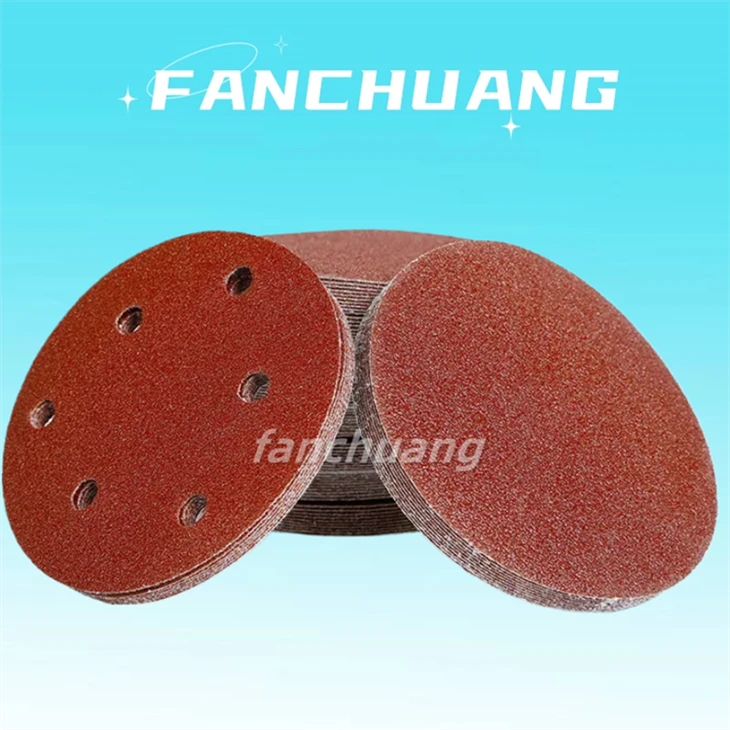 Polishing Sandpaper Disc Red Sand Sheets
