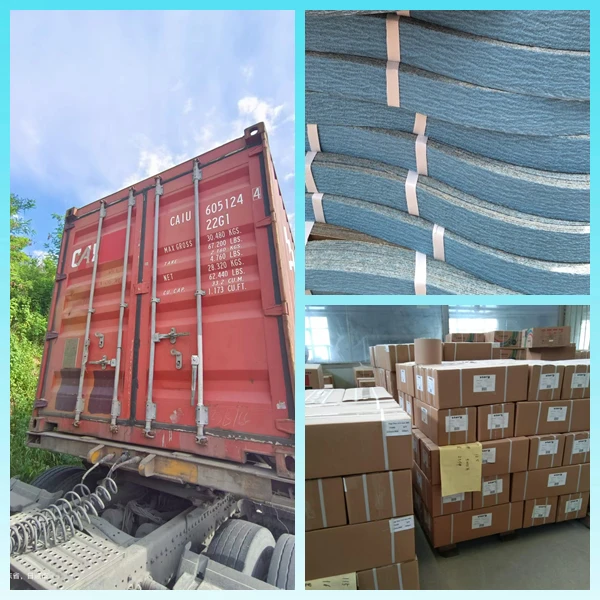 packing picture of abrasive rolls
