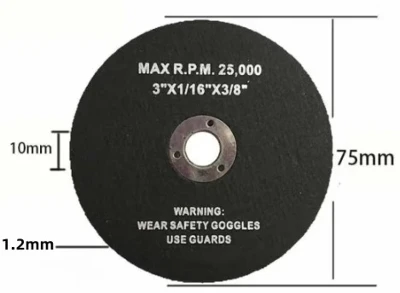 dimension of 3inch cutoff wheel dimension of 3inch cutoff wheel