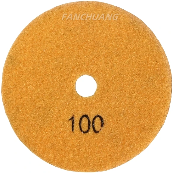 BACK OF wet polishing pad BACK OF wet polishing pad